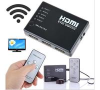 5 Port HDMI Hub Multi Switcher Splitter separateur avec telecommande