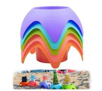 5 Porte-Gobelets De Plage Pour Boissons, Dessous De Verre De Sable