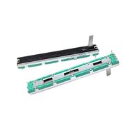 5 potentiomètres à glissière droite de 75 mm, A103 A10K, double canal, longueur de poignée de 15 mm, variateurs de réglage de la luminosité