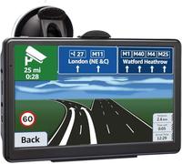 5 Pouce GPS Voiture,Navigation Voiture,Cartes Europe, Mises à Jour Gratuites, Alerte Vitesse & Poi, Guidage Vocal pour Camping-Car/Camion