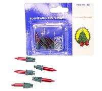5 Poussée Dans Ampoules 13V 1.23W 0.095A Disponible ALLUME ROUGE (S23)