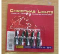 5 Poussée Verte Dans Fée Ampoules 5v 0.7w 0.14a (S46)