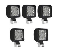 5 Projecteurs De Travail LED 22W 2W Carrés OSRAM CUBE MX85-WD Tout-Terrain