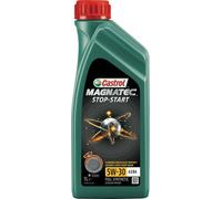 5 Pz Huile Castrol Magnatec Stop&Start 5W-30 A3/B4 1L Ensemble