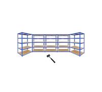 Monster Racking - 5 Rayonnages T-Rax Bleus 120cm x 60cm x 180cm Bleu G