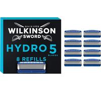 5 Razor Blades For Men - Blades - Carbon Coating - Moisturizing Gel And Precision Blade - Pack Of 8 Razor Blades Refills
