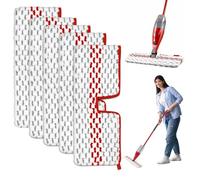 5 Recharges microfibres lavables pour balai Vileda 1-2 Spray Max, tous sols, lot de 5