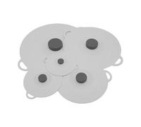 5 Reusable Silicone Food Covers Suction Lids For Pots Bowls Pans Splatter Guards & Dishwasher Safe Silicones Leftover Storage Lid