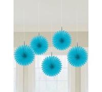 5 Rosaces À Suspendre - Bleu Bleu G