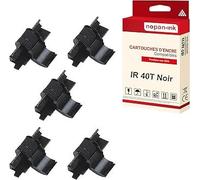 5 Rouleau encreur pour Casio IR40T IR50 GR745 Black