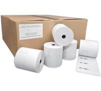 5 Rouleau Papier Thermique 80x80x12 mm Bobine thermique avec Logo TRIMAN de Recyclage pour imprimante de tickets de caisse Papier Thermique 55g sans bisphénol A Conforme à Législation Tri AGEC