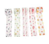 5 Rouleaux Bandes Élastiques Autoadhésives Colorées pour Poignets de Bandes Cohésives Fruits Avocat Fraise Protection Confortable Durable pour Entraînement Sports