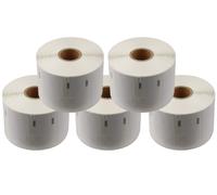 5 rouleaux de étiquettes pour Dymo type 11354 dimension 57x32mm