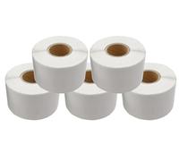 5 rouleaux de étiquettes pour Dymo type 99018 dimension 38x190mm