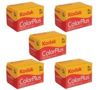 5 rouleaux de Kodak ColorPlus 200 ASA 36 poses