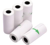 5 rouleaux de papier autocollant thermique 57 * 25 mm pour mini-imprimante photo de poche Peripage Poooli Paperang Haute Définition