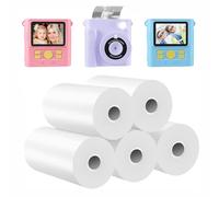 5 Rouleaux de Papier d’Impression pour Appareil Photo à Impression instantanée pour Enfants, Papier Photo à Impression sans Encre