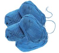 5 Rouleaux Fil à Crocheter en Coton Bambou 50g | Doux Peau, Lavable, Usage Toute L'année, Ateliers de Crochet, Gilets et Paquet