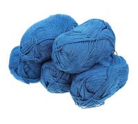 5 Rouleaux Fil à Tricoter Solide Multicolore, Doux et Respirant | Bambou 70 % et Coton 30 %, Toucher Fin, Facile à Travailler, pour Ateliers Créatifs Toute L’année