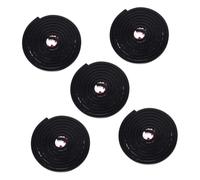 5 Rouleaux Garniture de Fenêtre Auto-adhésive Noire Tpe