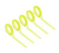 5 Rouleaux Ruban Surligneur, 6mm x 5m Ruban Fluorescent Surligneur Fluorescent Ruban Adhésif Coloré Transparent pour Étudiants Enseignants Lecture Prise de Notes en Classe Bureau (Jaune)