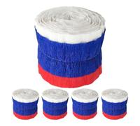5 Rouleaux Serpentins de Décoration pour Fête D’indépendance,