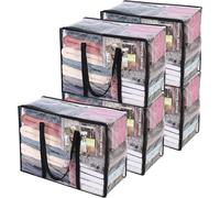 5 Sac de Rangement Sous Lit Transparent 40L Vendos85