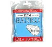5 Sachets de 150 Filtres Slim - BANKO