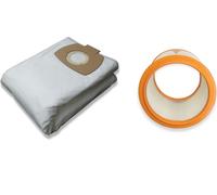 5 sacs à poussière + 1 filtre lavable pour Stihl SE 122 / SE122 E 122E