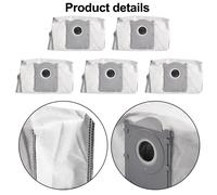 5 Sacs à Poussière Compatible avec Pour ECOVACS Pour DEEBOT X8 T50 T50T30C Mod