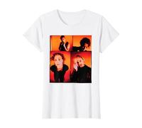 5 Seconds of Summer - Band Photo Grid T-Shirt, Femme, Blanc, M