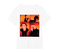 5 Seconds of Summer - Band Photo Grid T-Shirt, Femme Grandes Tailles, Blanc, 3X