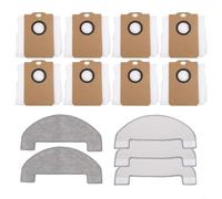 5 serpillères et 8 sacs à poussière pour aspirateur robot MONSGA MS1 MAX Matériau robuste pour une durabilité accrue