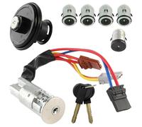 5 serrures de Porte + neiman + Bouchon de réservoir compatibles pour Expert, Scudo et Jumpy (1995-2006) avec Double DE CLÉS | 4162F4, 4162L9, 4162S1