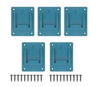 5 Set Porte-Outils Dock Mount Wall Mount Power Tool Organizer 18V Lithium Battery Tool Holder Dock pour Bleu