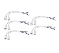 5 Sets 2 Pin Electrical Connector, Waterproof Male and Female Plug, Quick Connect Cable Kit with Screw Caps, 17AWG IP65 ABS Connectors for LED Light Automotive Wiring