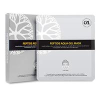 [5 sheets] MTS Peptide Aqua Gel Mask, Hydrating, Soothing, Cooling, Healing, Post-Treatment, Post-rolling, Reduce Redness and Stinging Feeling (5sheets) by "Clinical Resolution Laboratory, Inc."