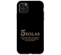 5 SOLAS - Cinq Solas de la Réforme Chrétienne - Vintage Coque pour iPhone 11 Pro Max