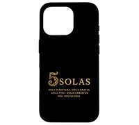 5 SOLAS - Cinq Solas de la Réforme Chrétienne - Vintage Coque pour iPhone 16 Pro