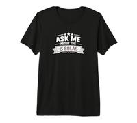 5 Solas réformé T-Shirt Haut de Gamme