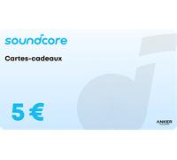5€ soundcore carte-cadeau 5 €