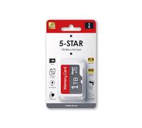 5-Star Carte mémoire micro SD haute vitesse de 1 To pour navigation automobile, smartphone, appareils de jeu portables, appareil photo et drone