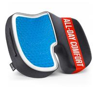 5 Stars United Cojín de Asiento Para Silla de Oficina - Almohada 100% de Espuma de Memoria, Firme Almohadilla Coccyx, Alivio Del Dolor de la Parte Baja de la Espalda, la Ciática y el Coxis