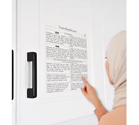 5 stickers pour apprendre la prière, les ablutions, les douas et le dhikr | autocollants muraux transparents en vinyle | décoration et art islamique | idéal cadeau pour musulman, converti, ramadan