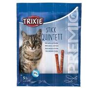 Trixie Friandise pour chat Premio Stick Quintett Saumon/Truite 5 × 5 g