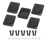 5 Stück D-Typ Panel-Mount Blank Plate, Metall Blank Board Chassis Steckverbinder und XLR Steckverbinder, mit Schrauben, für 86 Panels, Jumper Frames, etc.