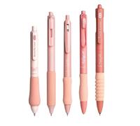 5 stylos à encre gel à séchage rapide | pinceau d'examen devoirs signature stylo fleur histoire 0,5 mm