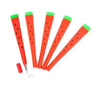5 Stylos Neutres, Forme De Pastèque Créative, Encre Noire, Nouveau Type De Stylo D'Écriture Pour Enfants, Jolie Papeterie, Adaptée Au Bureau De L'École.