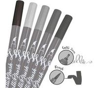 Online Feutres de calligraphie Calli.Brush – Set de 5, double pointe (2mm + pinceau) – Gris