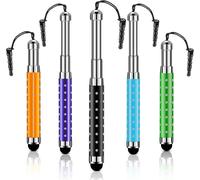 5 Stylus Touch Screen Stylus Retractable Capacitive Stylus Universal Capacitive Pen for Most Smart Devices, Phones